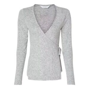 Women's Cuddle Soft Wrap Top Heather NWT Small Boxercraft Athleisure Travel Wear